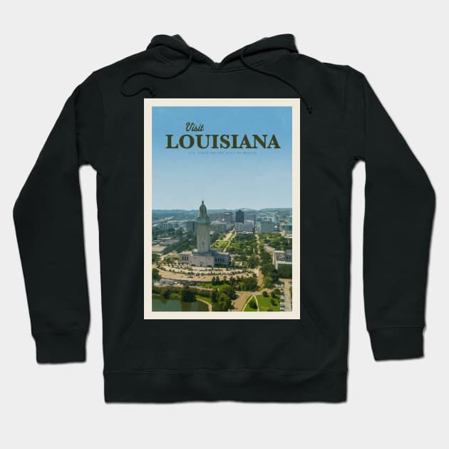 Visit Louisiana Hoodie by Mercury Club